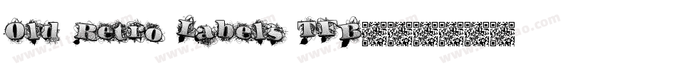 Old Retro Labels TFB字体转换